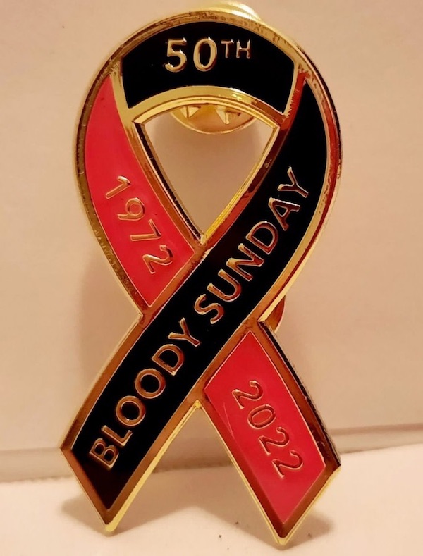 Bloody Sunday 50 Badge