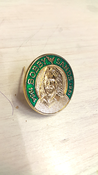 Bobby Sands 3D Badge