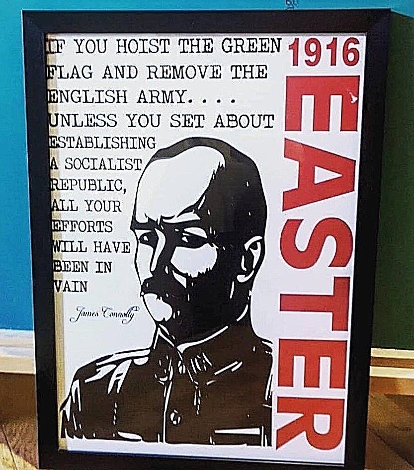 Connolly Quote Framed Poster