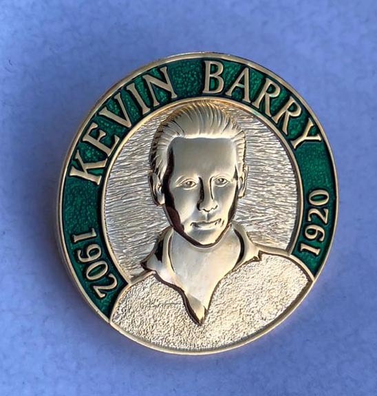 Kevin Barry 3D Badge