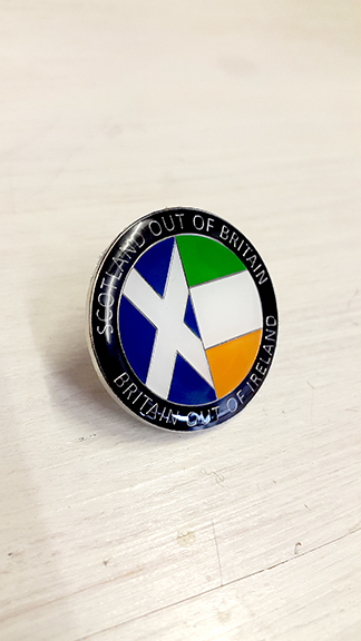 Scotland out of Britain out of Ireland Badge